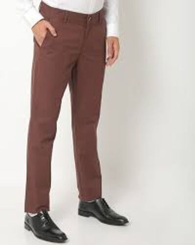 Buy AD  AV Men Brown Solid Synthetic Single Formal Trousers Online at Best  Prices in India  JioMart