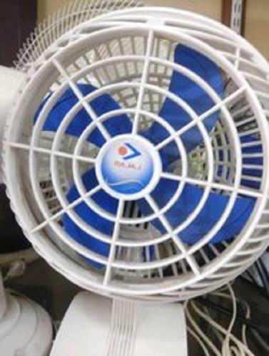 Blue And White Electric Table Fan