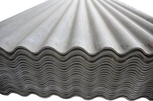 Grey 10 Ft And 5 Mm Thickness Strong Cement Roofing Sheet