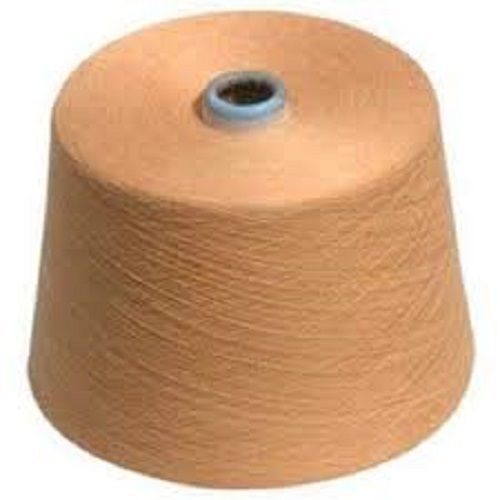 Brown Light Weight Washable High Strength Easy To Use Plain Poly Cotton Yarn