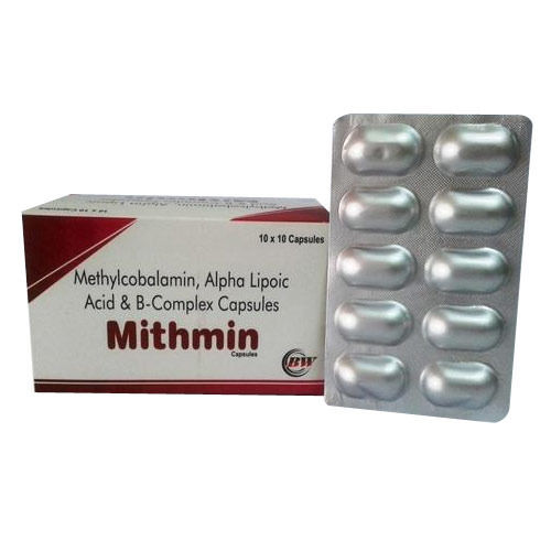 Mithmin Methylcobalamin Alpha Lipoic Acid And B-Complex Capsule, Packaging Type: Box General Medicines