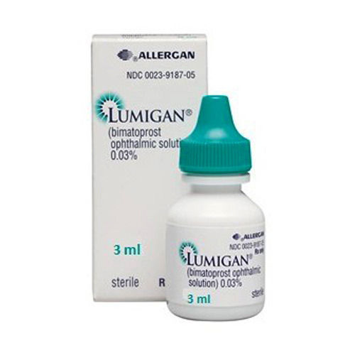 ग्लूकोमा के इलाज के लिए ऑर्गेनिक लिक्विड फॉर्म बिमाटोप्रोस्ट 0.3 Mg/Ml आई ड्रॉप आयु समूह: वयस्क 