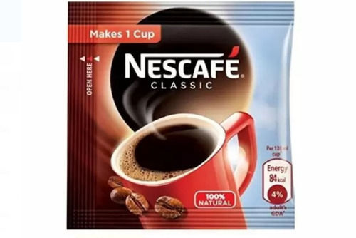 Pack Of 10 Gram 26 Mg Caffeine Nescafe Classic Instant Coffee Powder