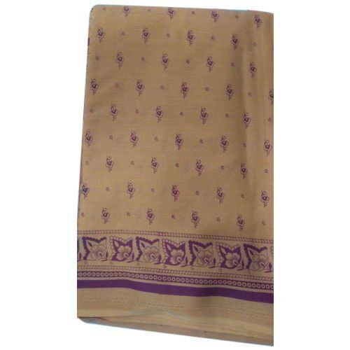 Casual Wear Printed Ladies Tant Saree, 5.5 m, Without Blouse