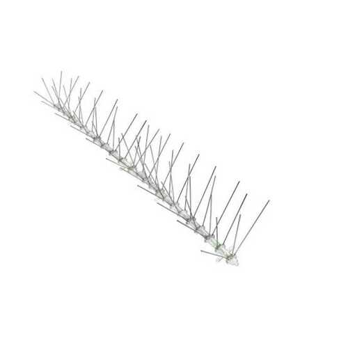 White Stainless Steel Bird Spikes For Bird Protection, Up To 13 Inch Length