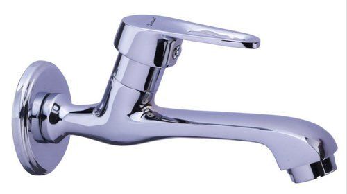 1 Inch Size Stainless Steel Wall Mounted Chrome Finish Long Nose Water Tap