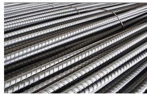 8Mm Thicness Length Size 40 Ft Round Shape Mild Steel Polished Greytmt Bars Application: Building