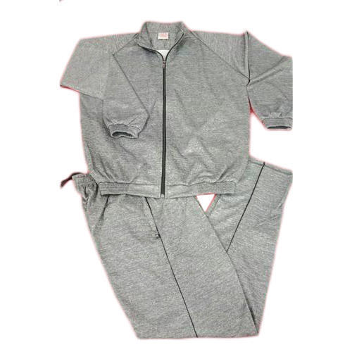 Comfy Sporty Finest Cotton Men'S Plain Grey Track Suit Age Group: Adults