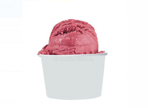 Frozen Sweet And Delicious Taste Maroon 11 Gram Fat Strawberry Ice Cream 