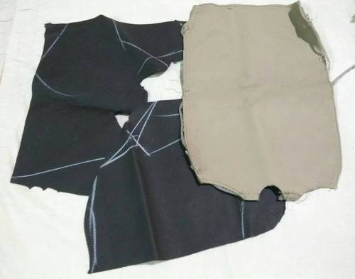 चमड़े का सामान बनाने के लिए भूरे रंग का असली और कच्चा नीला रंग भैंस का पुराना चमड़े का स्क्रैप