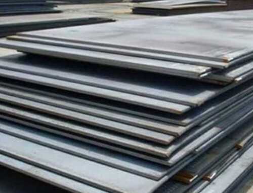 Silver Mild Steel Plate For Construction Usage, Rectangular Shape, 10 Mm Thickness