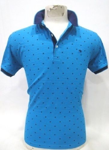 Multi Color Printed Pattern Cotton Material Short Sleeve T-Shirt For Men