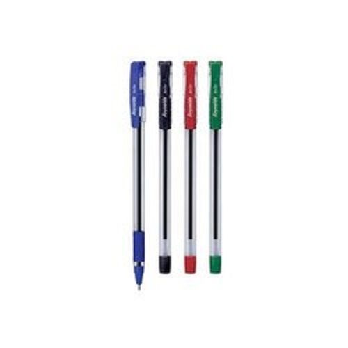 White Multi Plastic Cover Blue Ball Pen