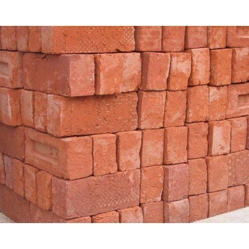 Fire-Retardant Natural Raw Material Rectangle Construction Purpose Red Bricks