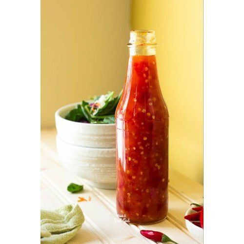 Pack Of 12 Bottles 6 Months Shelf Life Pure And Liquid Form Rohit Red Chili Sauce