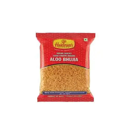 Weight 25 Gram High In Protein Crispy And Spicy Haldiram Aloo Bhujia Namkeen Grade: Food Grade