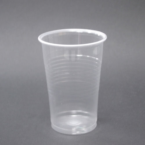 Plastic Plain Disposable Transparent Glasses White Colors 