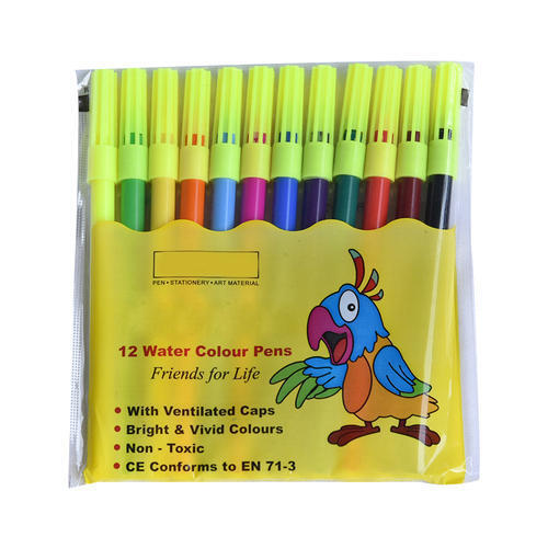 Long Lasting Durable Plastic Sketch Colored Pen