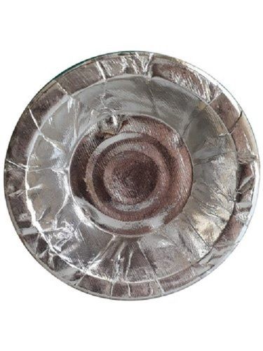 Round Shaped 7 Inch Size 2 Mm Thickness Silver Paper Disposable Bowl 