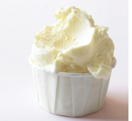 Sweet And Delicious Taste Frozen White Milk Cup Ice Cream 
