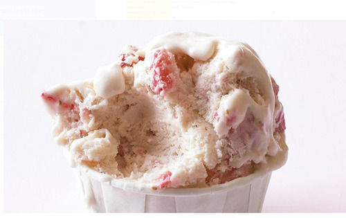 Sweet And Delicious Taste Frozen White Vanilla With Strawberry Ice Cream Cup  Age Group: Children