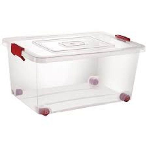 Transparent White Plastic Food Container 