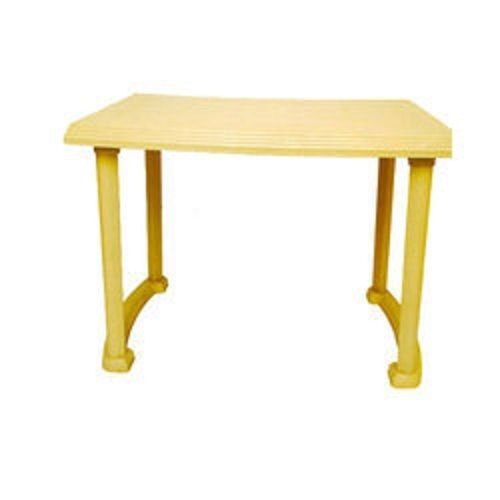 Yellow Color Rectangular Shaped Comfortable Plastic Table For Home And Kitchen Use Dimension(L*W*H): (L*W*H)37.3 X 26.3 X 22.8 Centimeter  Centimeter (Cm)