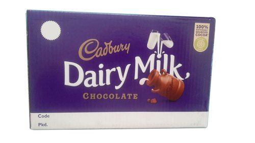  Brown Chocolate Flavour Solid Form Delicious Tasty Cadbury Dairy Milk