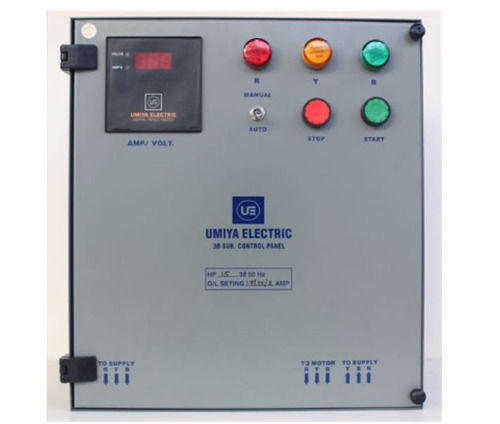 3 Hp Three Phase Electric Power 415 Voltage Current 25-35 Amp Control Panel  Base Material: Metal Base