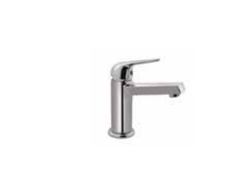 Stainless Steel Single Lever Basin Mixer Without Popup Waste With Long Braided Hoses, 450 Mm 