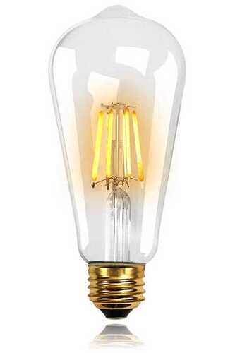 6-watts E27 Led Yellow Bulb With Dimmable Feature, Outdoor Usage