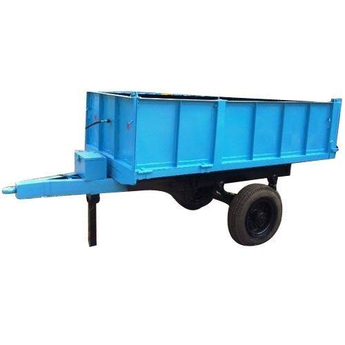 6x10 Ft Length 150 Max Tonne Load Cast Iron Tractor Trolley For Industrial Use
