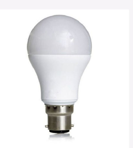 7 Watt Round Shaped White Color B22 Base 2700 Kelvin Color Temperature Led Bulbs  Body Material: Aluminum