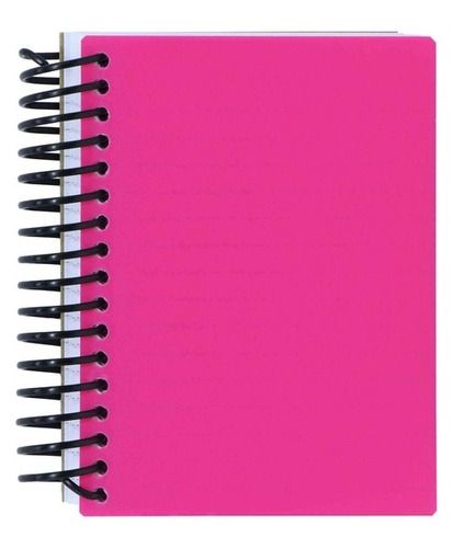 A5 Paper Rectangular Shape Spiral Binding Notebook Used For Writing In School Office