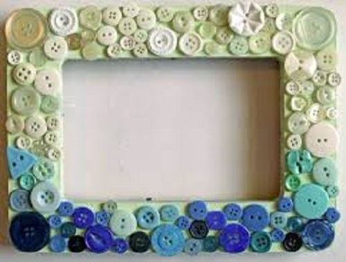 Wall-Mounted Photo Frame - Polished Finish, Square Multicolor Design | Indian Regional Style, Perfect for Gift Giving on Special Occasions