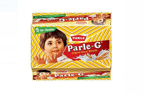 Brown Rectangle Shape Sweet Taste And Crispy Parle G Glucose Biscuit 