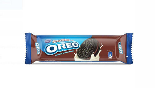 Chocolate Flavor Round Shape Oreo Sandwich Biscuit 