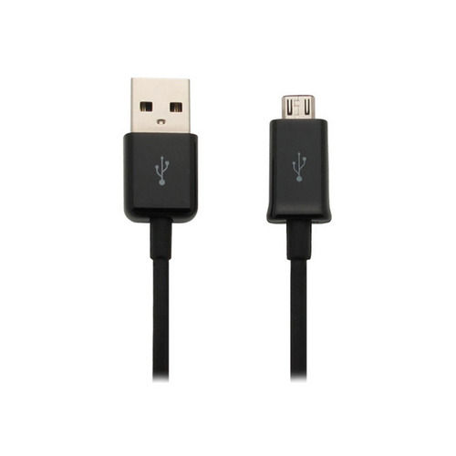 क्रैक रेजिस्टेंस ब्लैक माइक्रो USB केबल 