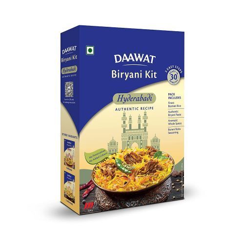 Delicioused Spice Flavour In Three Simple Step Daawat Basmati Rice Hyderabadi Biryani No Added Colour 