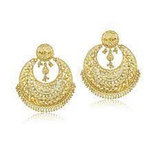 Golden Color Designer Earrings