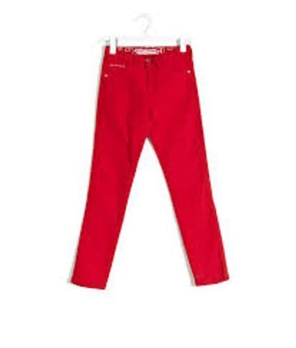 Breathable Fit And Comfortable Stylish Skinny Fashion Stretchable Denim Red Jeans Pants