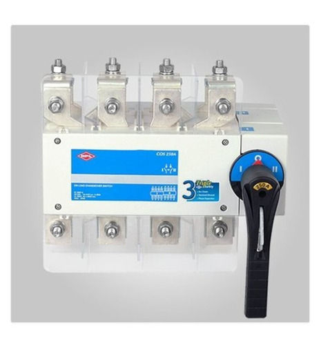 White Hpl 63 Amp On Load Changeover Switch, For Enhanced Insulation Voltage