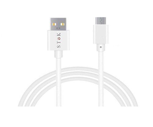 White Micro Usb Cables For Fast Charging And Data Sync