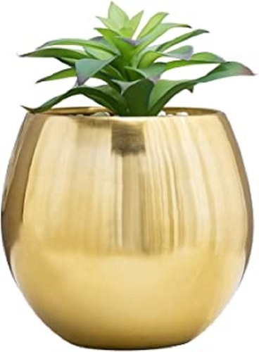 इनडोर और आउटडोर सजावट के लिए आधुनिक कॉपर क्राफ्ट स्टैंड फ्लावर पॉट्स