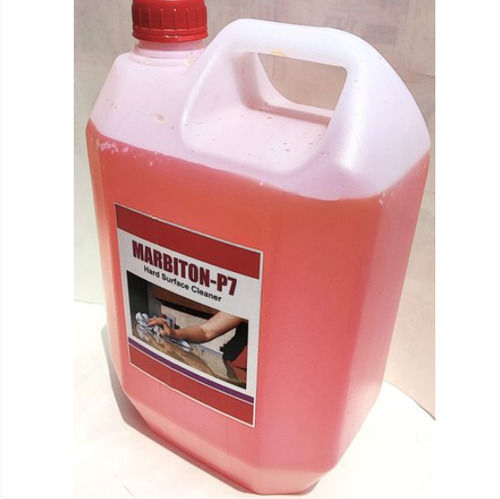 Marbiton P7 Hard Peach Surface Cleaner Liquid Used In Home And Office, 5 Liter Shelf Life: 6 Months