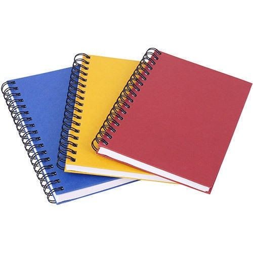 Paper Rectangular Shape Spiral Multi Color Notebooks Used For Writing In School