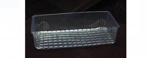 Transparent Rectangle Shaped Packaging Pvc Blister Tray 