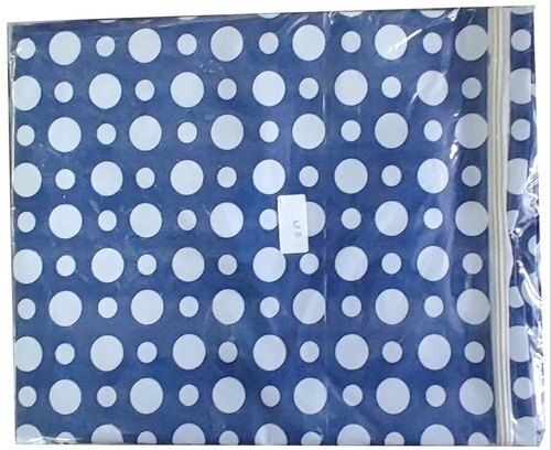 Water And Dust Proof Blue Polyester Dotted Printed Washing Machine Cover Dimension(L*W*H): 85Cm  Centimeter (Cm)