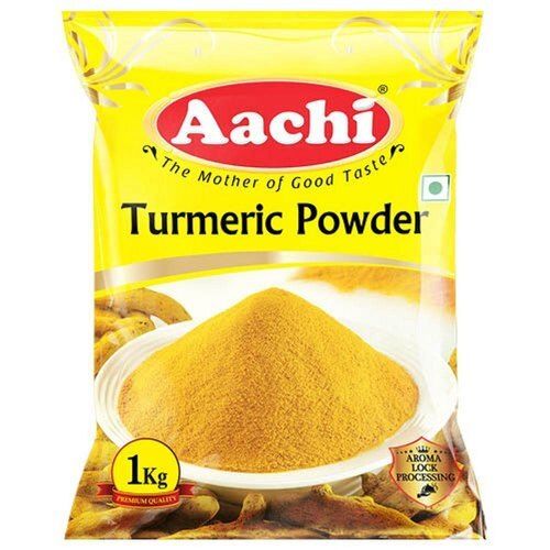 100% Pure And Aromatic Yellow Dried Raw Aachi Turmeric Powder