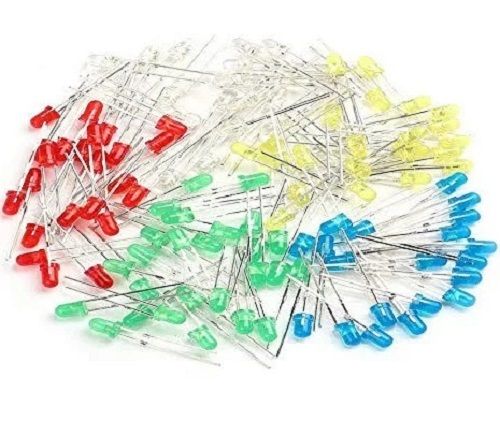 Red Yellow Blue Green Multi Color Transparent Led Diode Light White Color Used In Outdoor And Indoor, 5 Mm 